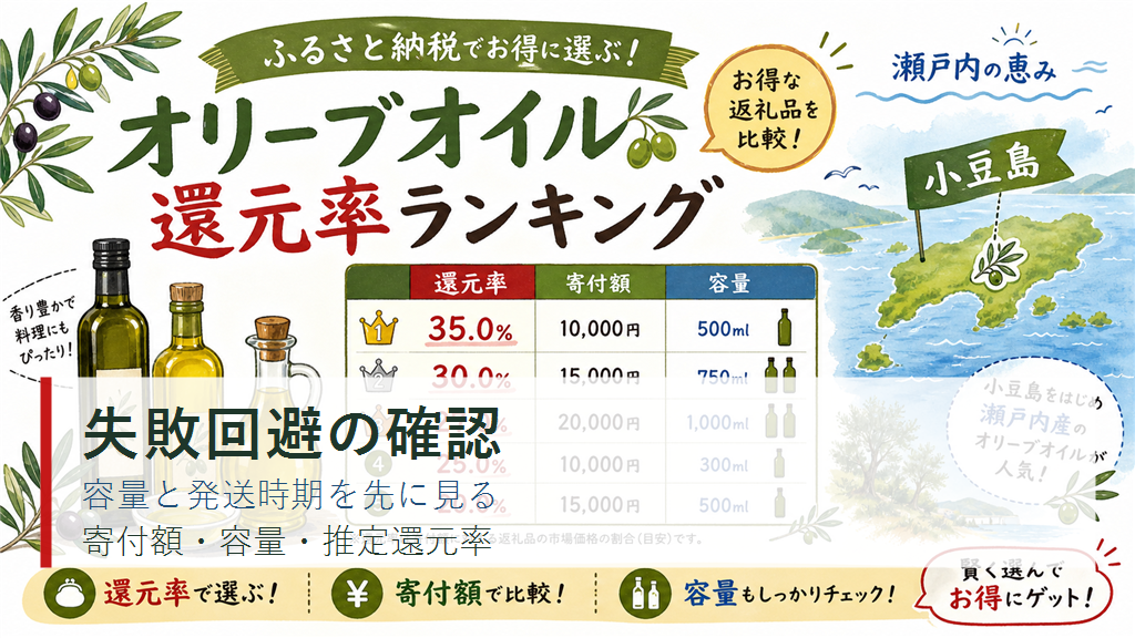 失敗回避は容量と発送時期で決めるの結論を示す手書き図解
